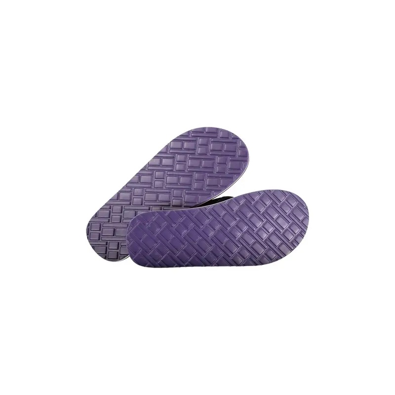 Ciabatte Uomo Nero Dettagli a Contrasto miniatura 2