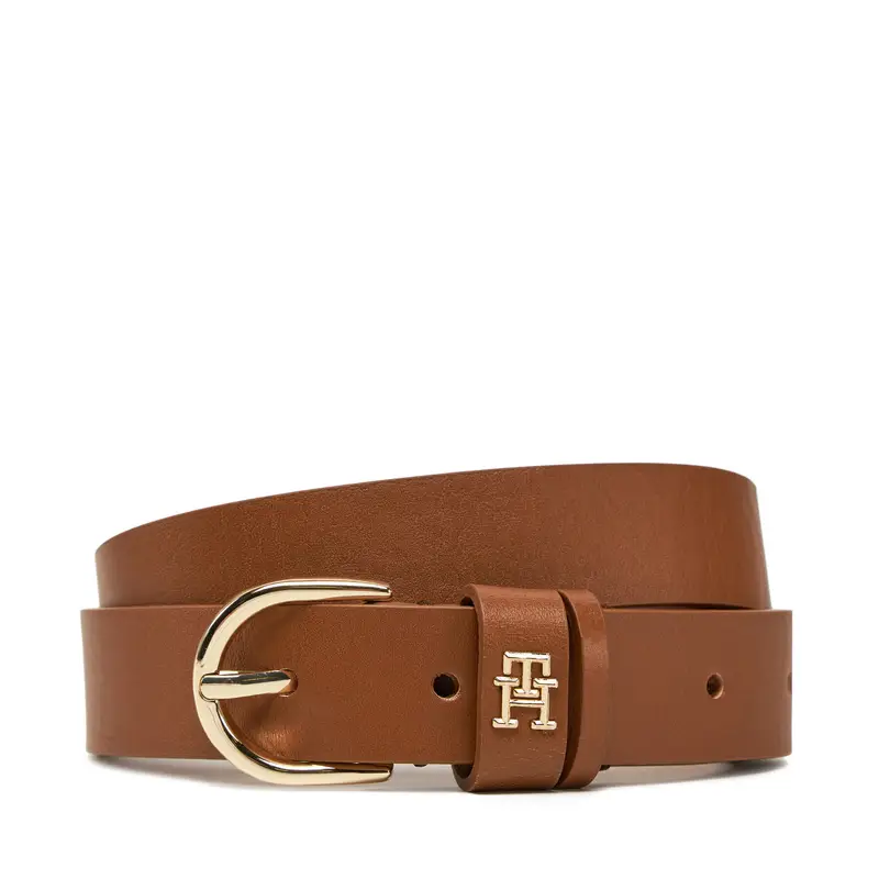 Cintura da donna Tommy Hilfiger Essential Effortless 2.5 AW0AW16836 Marrone