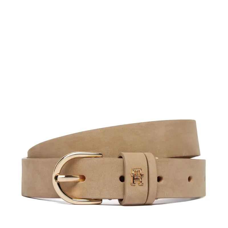 Cintura da donna Tommy Hilfiger Essential Effortless 2 5 Nubuck AW0AW17762 Beige