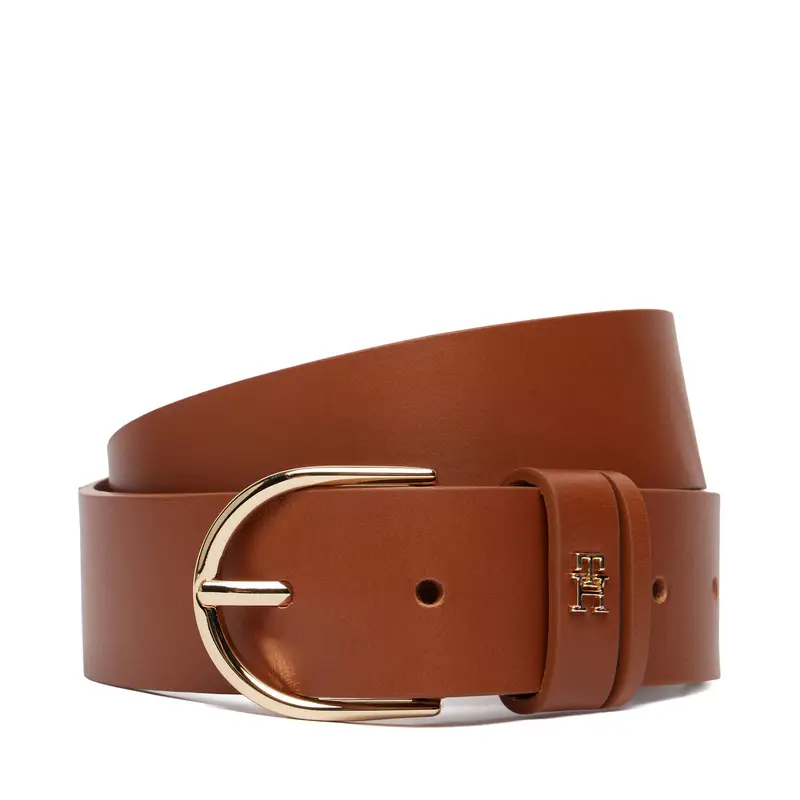 Cintura da donna Tommy Hilfiger Essential Effortless 3 5 AW0AW17757 Marrone