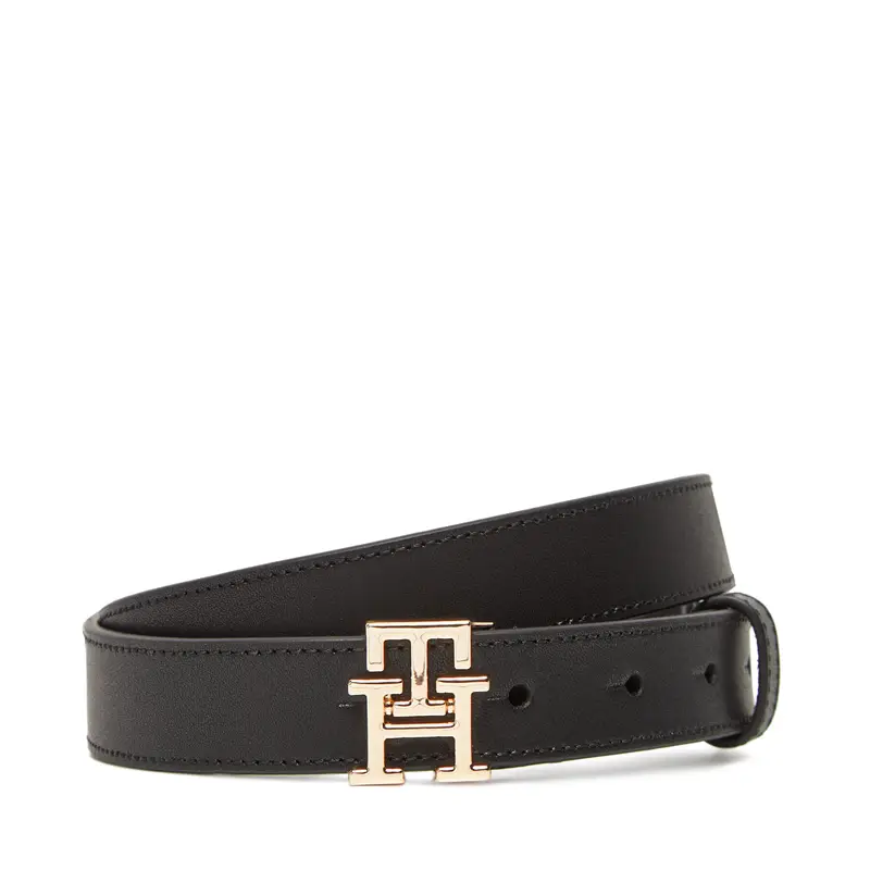 Cintura da donna Tommy Hilfiger Th Modern 2.5 AW0AW17496 Nero