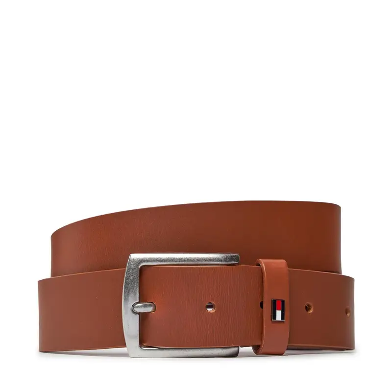 Cintura da uomo Tommy Hilfiger Denton 3.5 Ext AM0AM12054 Marrone