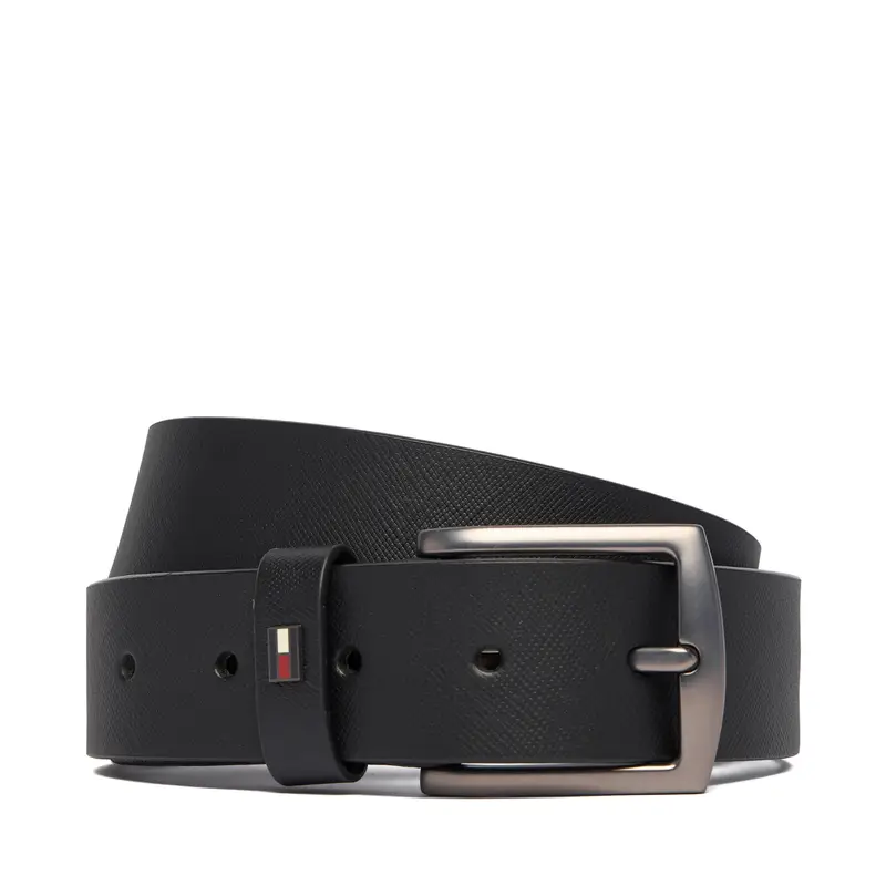 Cintura da uomo Tommy Hilfiger Denton Adj 3.5 AM0AM14066 Nero