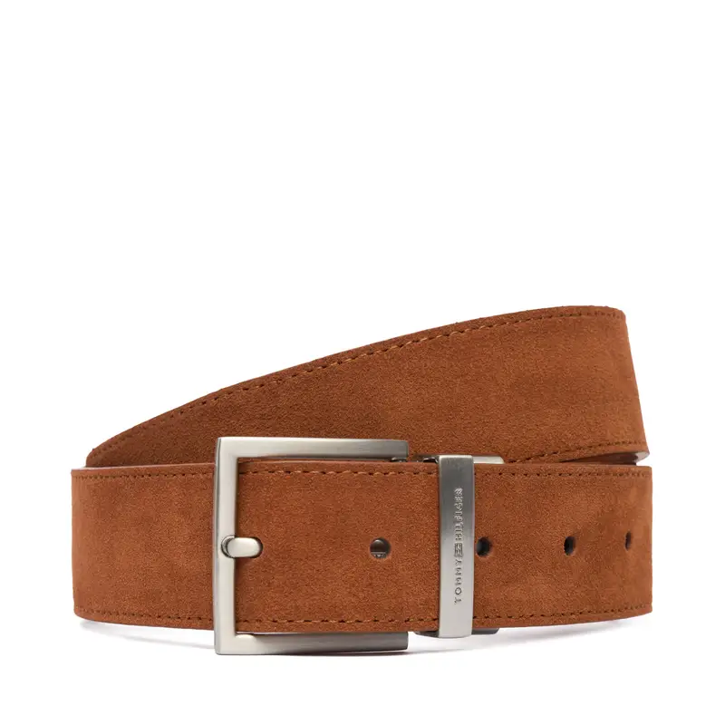 Cintura da uomo Tommy Hilfiger Hudson Rev 3.5 AM0AM13945 Marrone