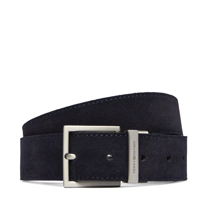 Cintura da uomo Tommy Hilfiger Hudson Rev 3.5 AM0AM13945 Nero