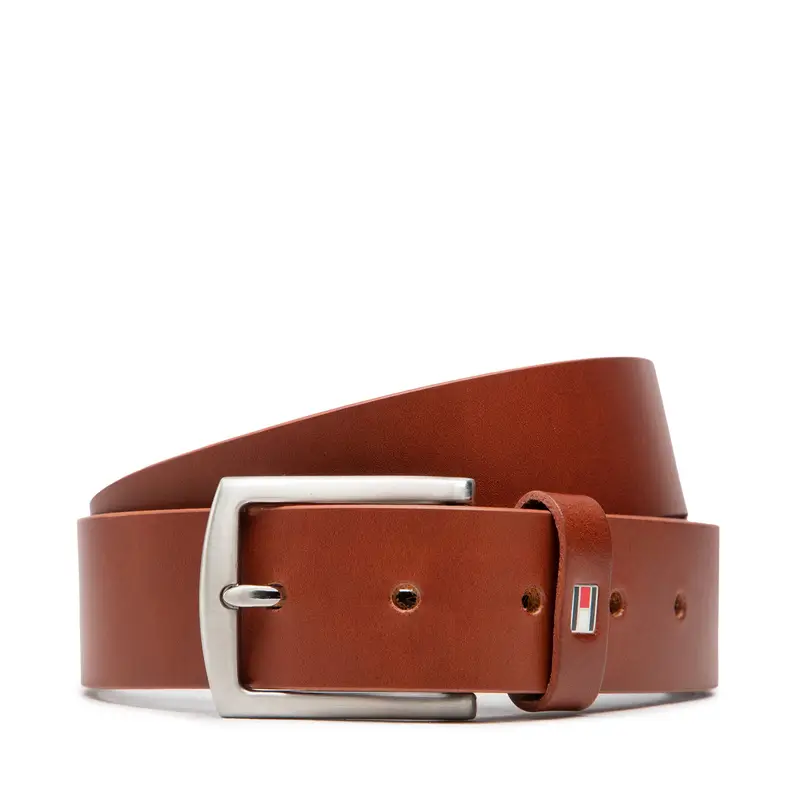 Cintura da uomo Tommy Hilfiger New Denton AM0AM08360 Marrone