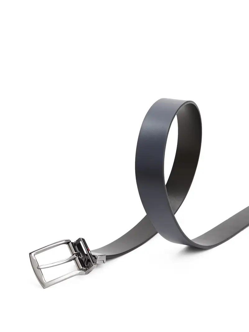 Cintura 'DENTON' blu notte / argento miniatura 3