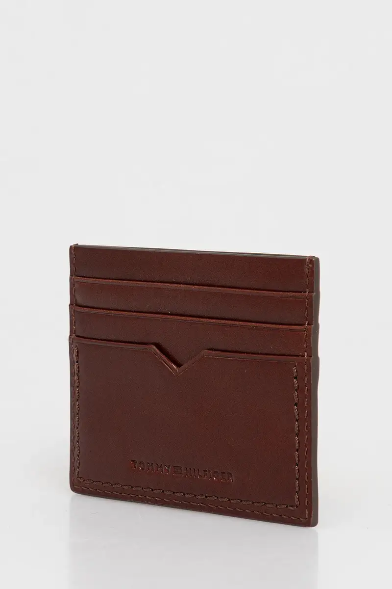 cintura e custodia per le carte di credito in pelle colore marrone AM0AM13934 miniatura 3