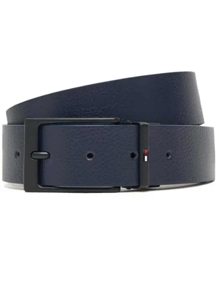 cintura in pelle blue