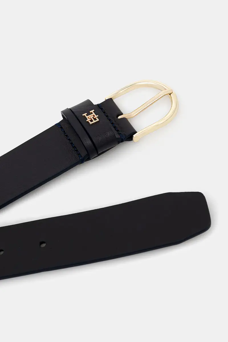 cintura in pelle donna colore blu navy AW0AW17757 miniatura 2