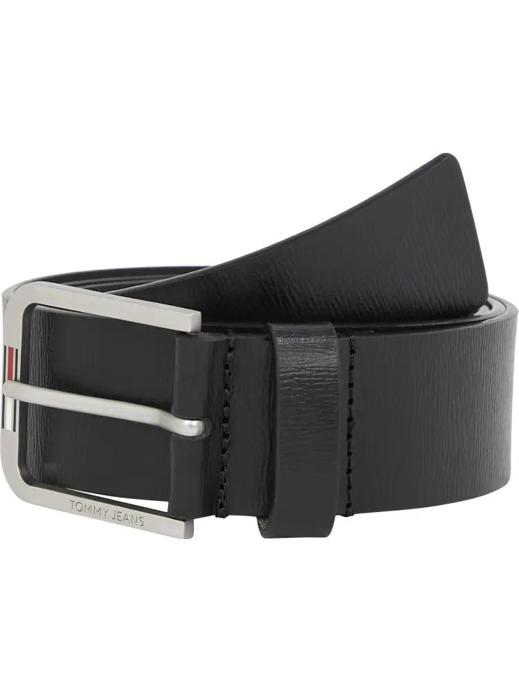 cintura in pelle nera