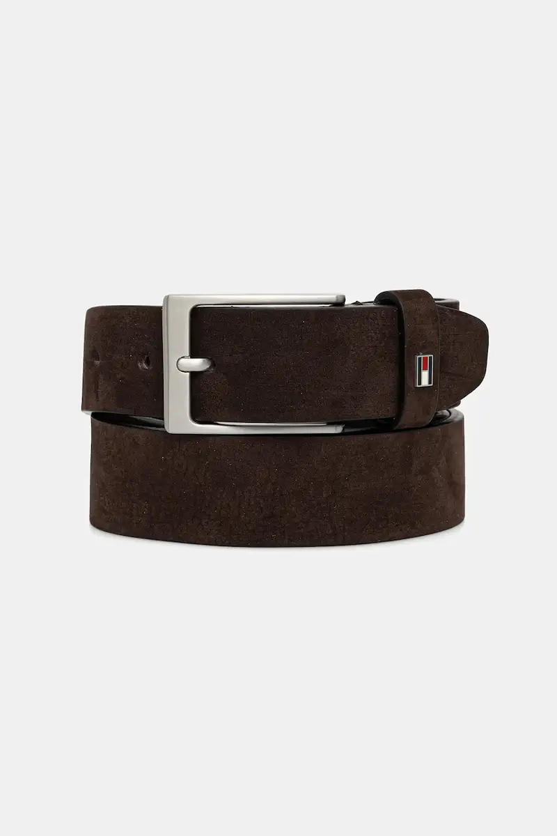 cintura in pelle scamosciata uomo colore marrone AM0AM13754