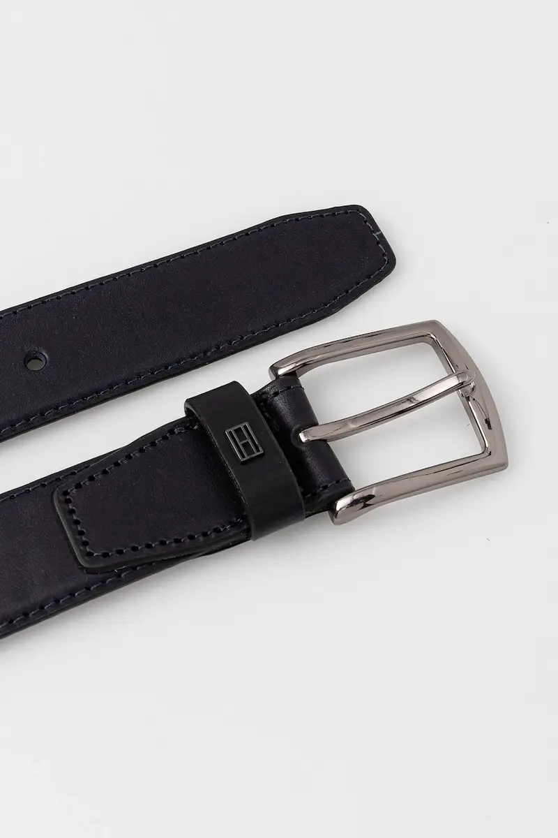 cintura in pelle uomo colore blu navy AM0AM13767 miniatura 2