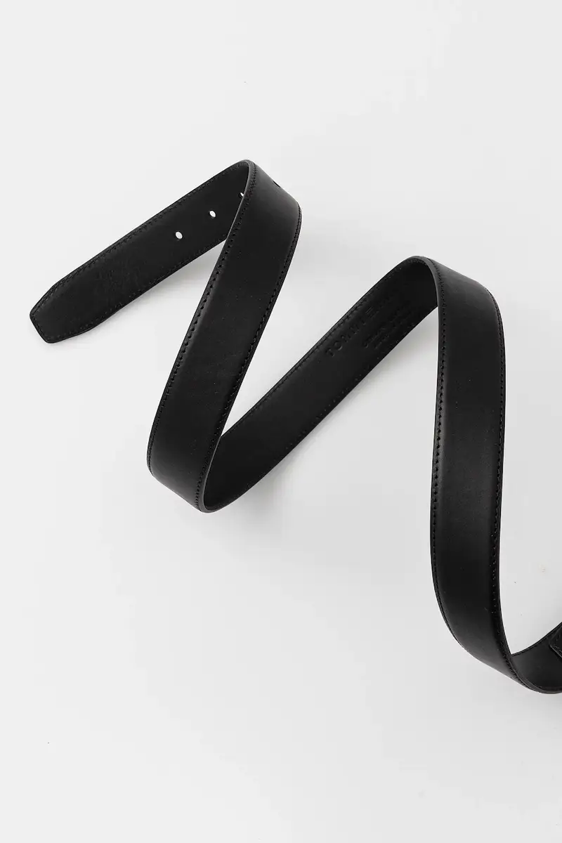 cintura in pelle uomo colore nero AM0AM13767 miniatura 3