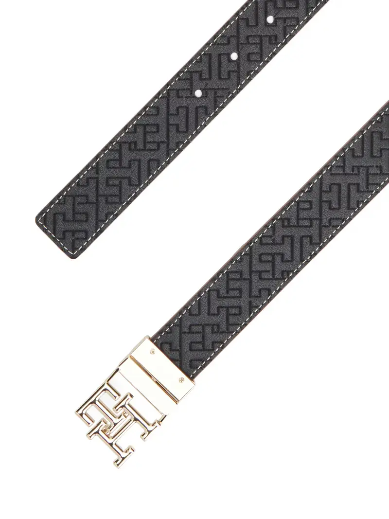 Cintura marrone / oro / nero miniatura 3