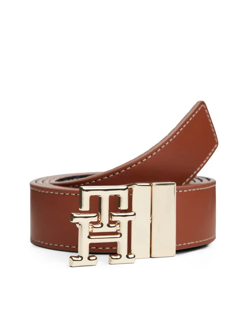 Cintura marrone / oro / nero