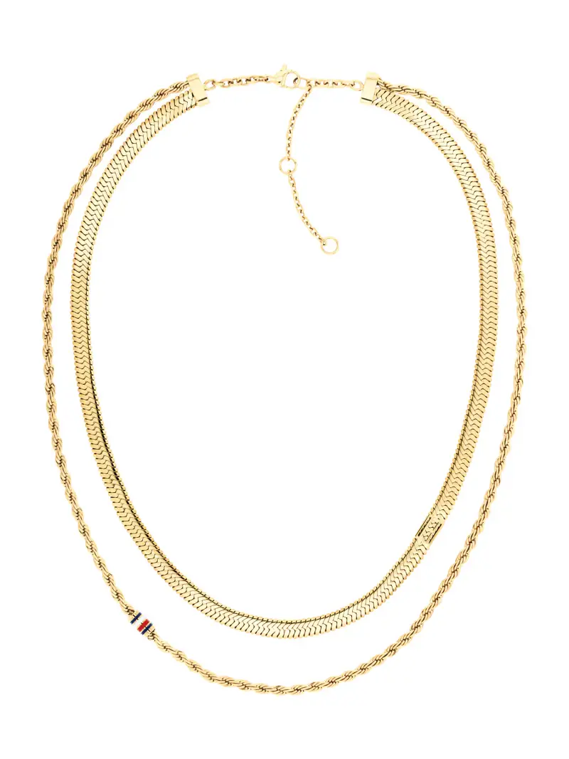 Collana navy / oro / rosso