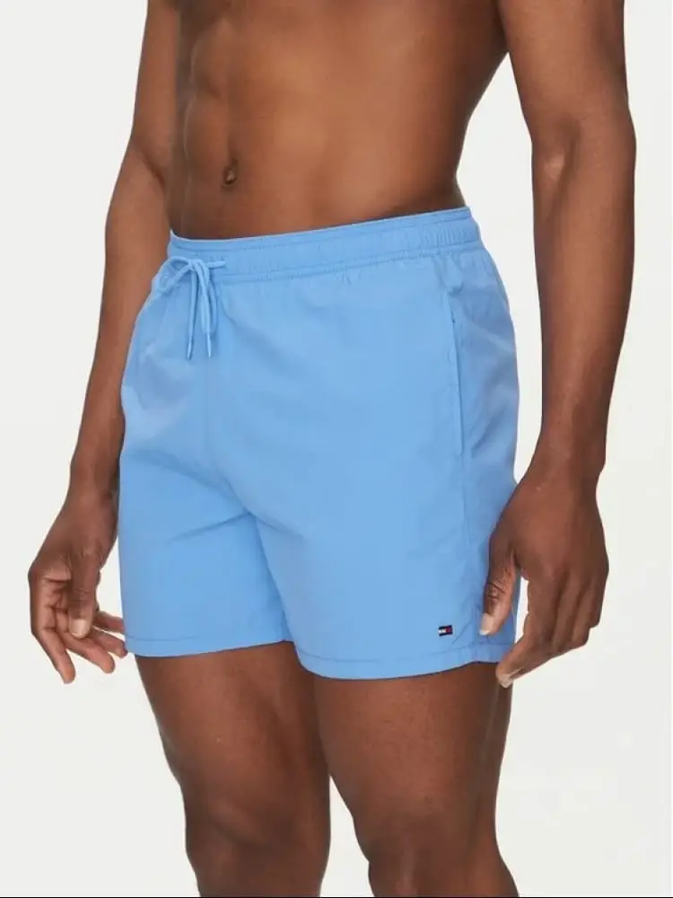 costume celeste uomo mini logo