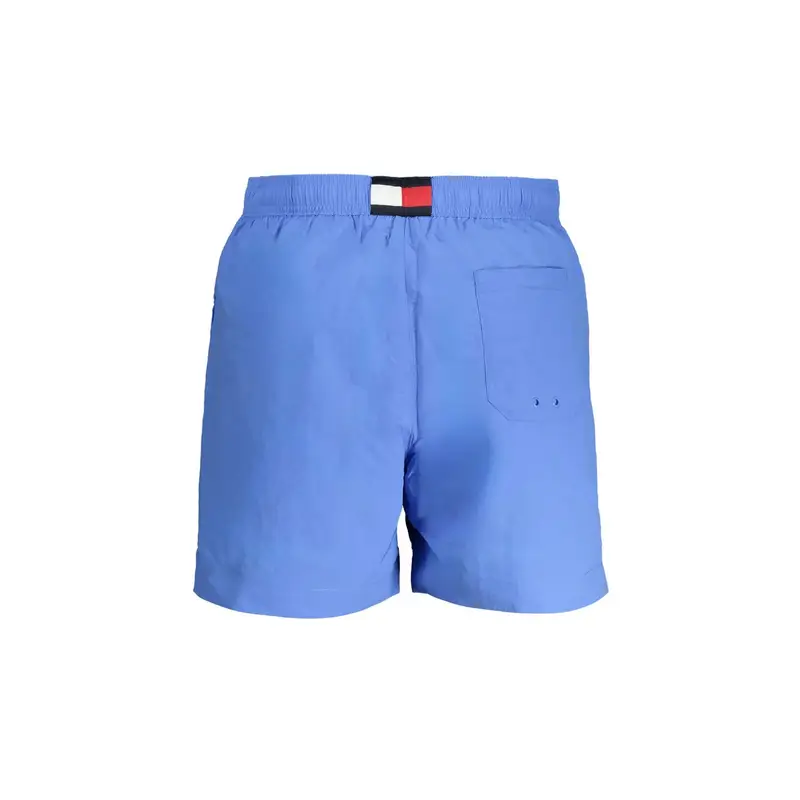 Costume da Mare Uomo Azzurro Ricamo miniatura 2