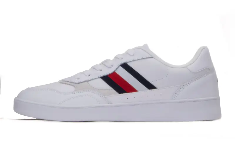 Tommy Hilfiger Court Cupsole shoes FM0FM04828 Ybs size 46 46 bianco