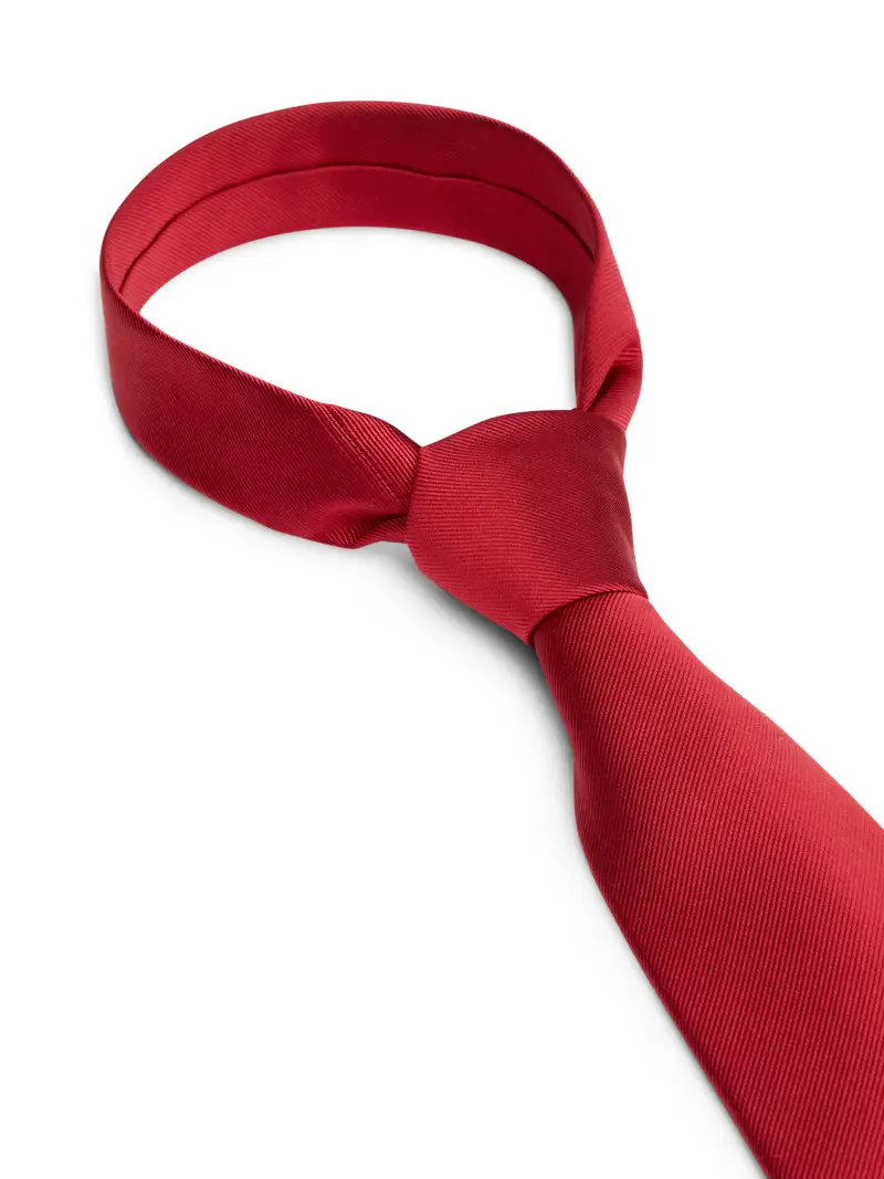 Cravatta rosso sangue miniatura 2