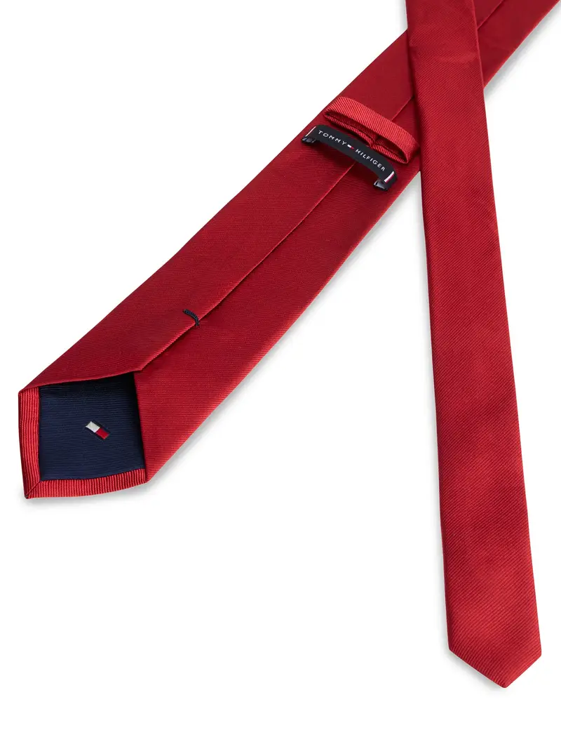 Cravatta rosso sangue miniatura 3