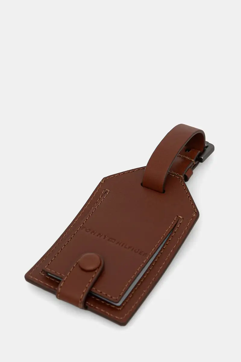 custodia per passaporto e etichetta per i bagagli colore marrone AM0AM13780 miniatura 4