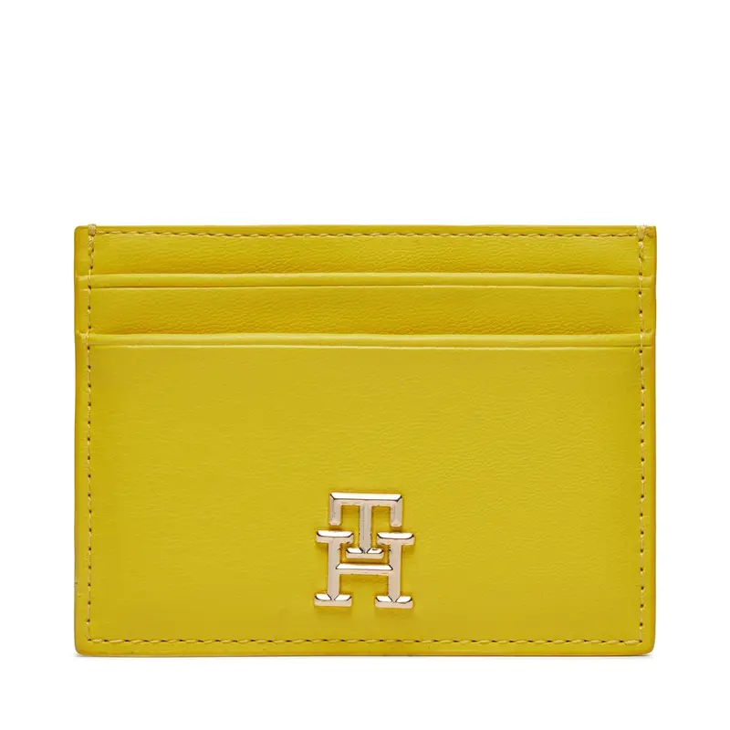 Custodie per carte di credito Tommy Hilfiger Th Central Cc And Coin Giallo