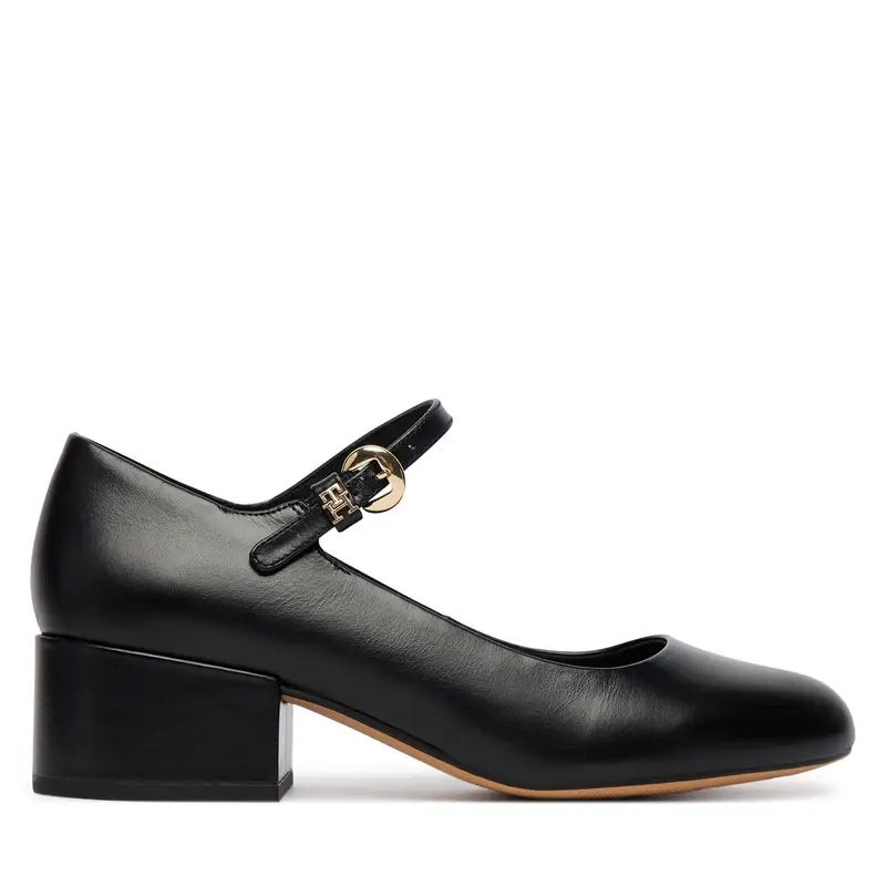 Décolleté Tommy Hilfiger Heeled Maryjane Buckle FW0FW09347 Nero