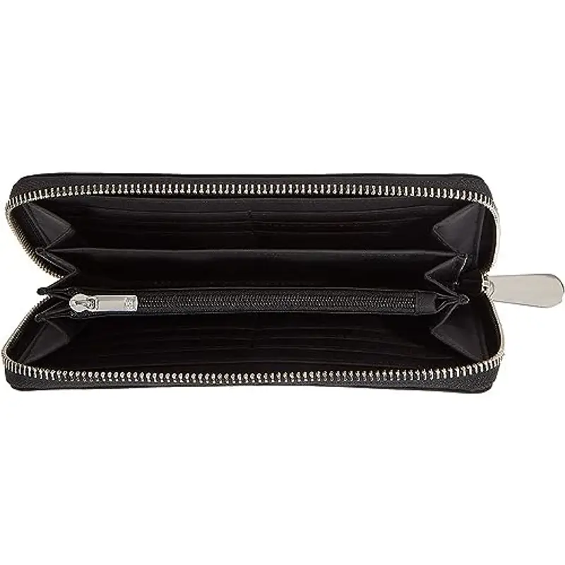 Tommy Hilfiger Donna Portafoglio Poppy Large Scomparti per Carte, Nero (Black), Taglia Unica miniatura 3