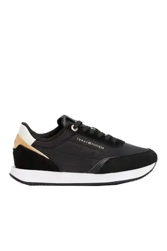 Tommy Hilfiger Donna Sneakers da Runner Essential Sportive, Nero (Black), 40 miniatura 2