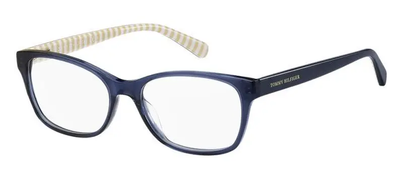 Tommy Hilfiger Donna TH 2008 46C Montature da vista Acetato Blu  Squadrata
