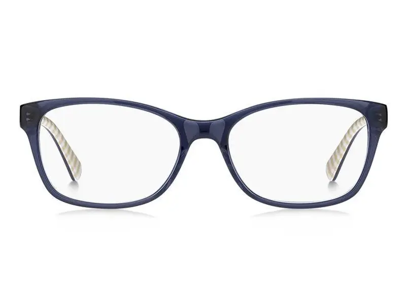 Tommy Hilfiger Donna TH 2008 46C Montature da vista Acetato Blu Squadrata miniatura 2