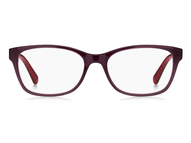 Tommy Hilfiger Donna TH 2008 WA6 Montature da vista Acetato Bordeaux Squadrata miniatura 2