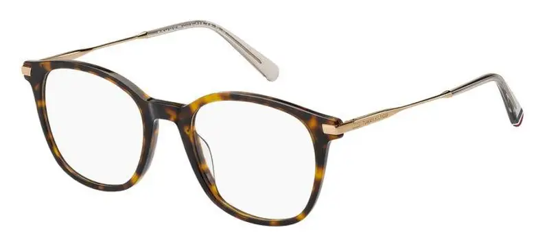 Tommy Hilfiger Donna TH 2050 086 Montature da vista Acetato Havana  Squadrata