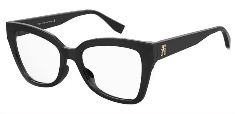 Tommy Hilfiger Donna TH 2053 807 Montature da vista Acetato Nero  Squadrata