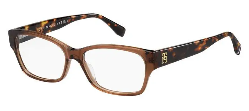 Tommy Hilfiger Donna TH 2055 09Q Montature da vista Acetato Marrone Squadrata