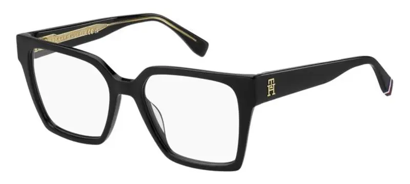 Tommy Hilfiger Donna TH 2103 807 Montature da vista Acetato Nero  Squadrata