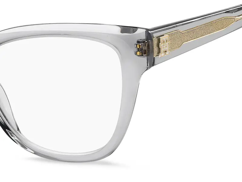 Tommy Hilfiger Donna TH 2209 KB7 Montature da vista Acetato Grigio Squadrata Normale miniatura 2
