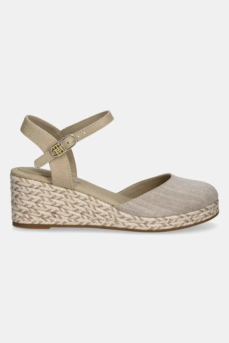 espadrillas CHAMBRAY MID WEDGE ESPAD colore beige FW0FW08477 miniatura 2