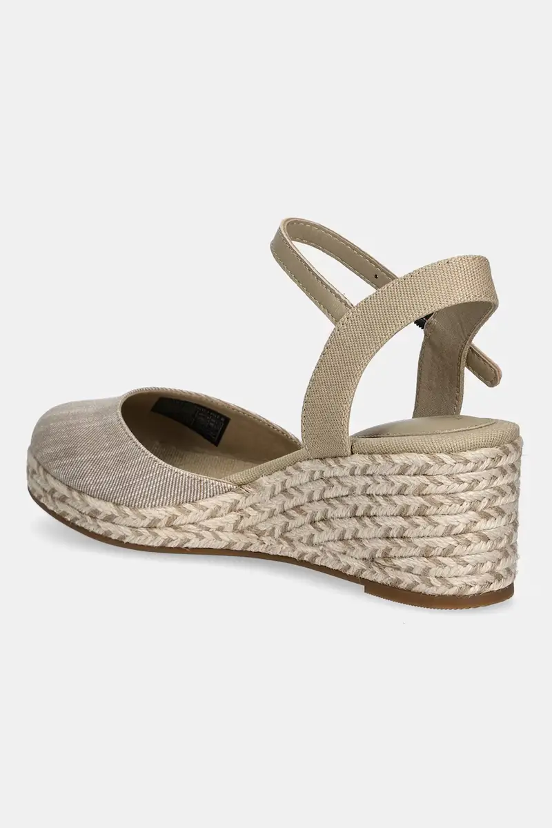 espadrillas CHAMBRAY MID WEDGE ESPAD colore beige FW0FW08477 miniatura 3