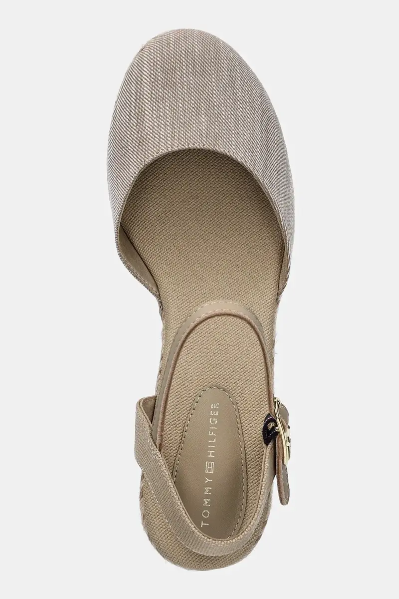 espadrillas CHAMBRAY MID WEDGE ESPAD colore beige FW0FW08477 miniatura 4