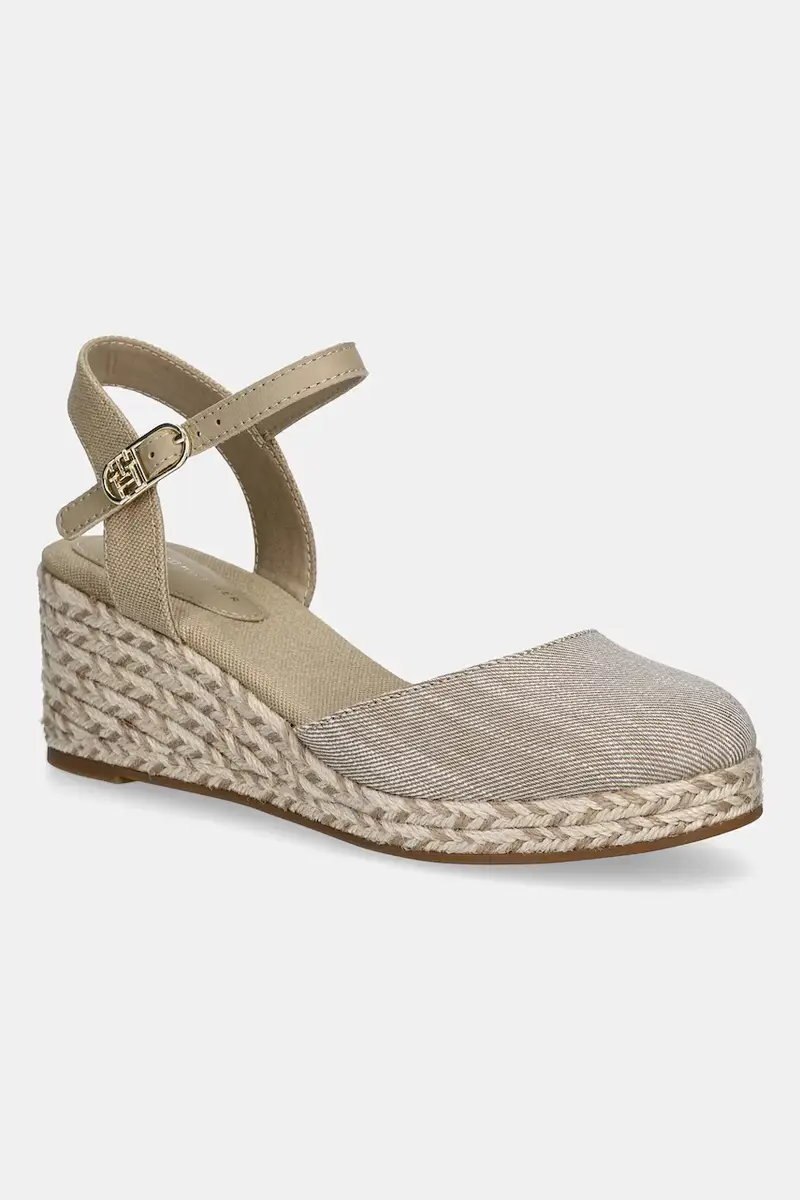 espadrillas CHAMBRAY MID WEDGE ESPAD colore beige FW0FW08477