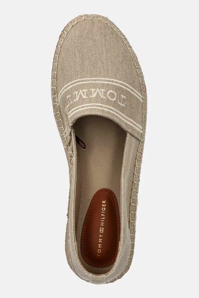 espadrillas DENIM PLATFORM ESPADRILLE colore beige FW0FW08543 miniatura 4