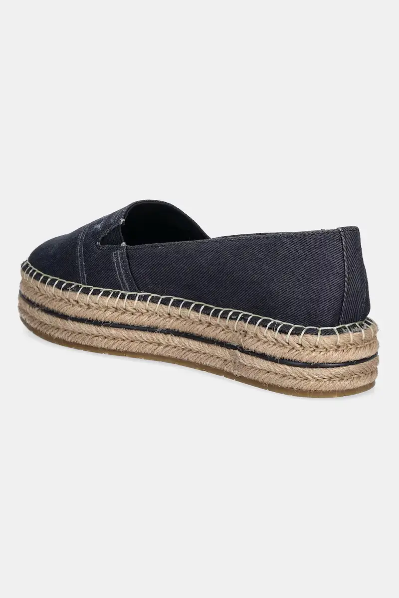 espadrillas DENIM PLATFORM ESPADRILLE colore blu navy FW0FW08543 miniatura 3