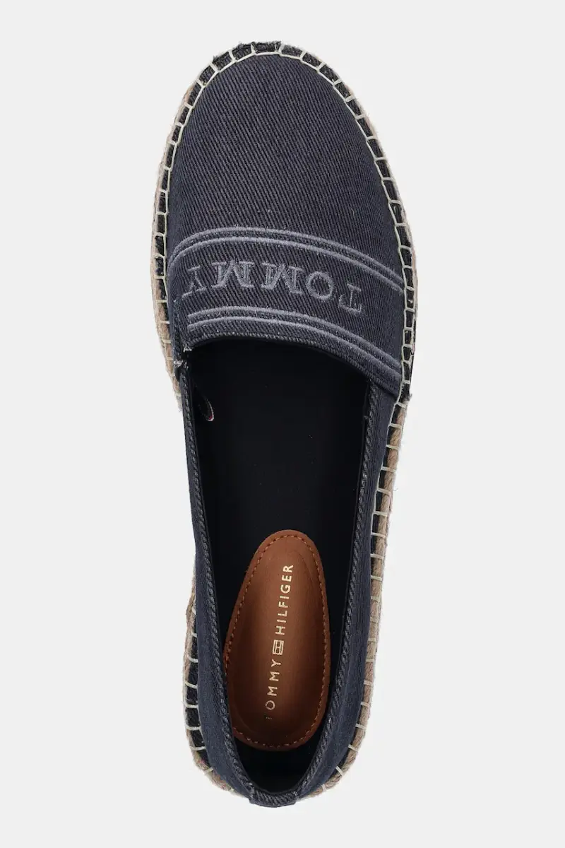 espadrillas DENIM PLATFORM ESPADRILLE colore blu navy FW0FW08543 miniatura 4