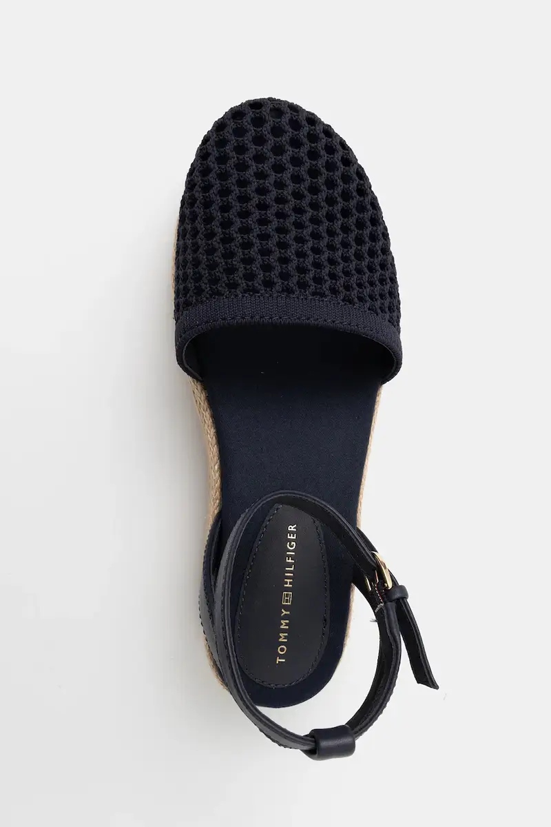 espadrillas KNIT MESH ESPADRILLE PLATFORM colore blu navy FW0FW08743 miniatura 4