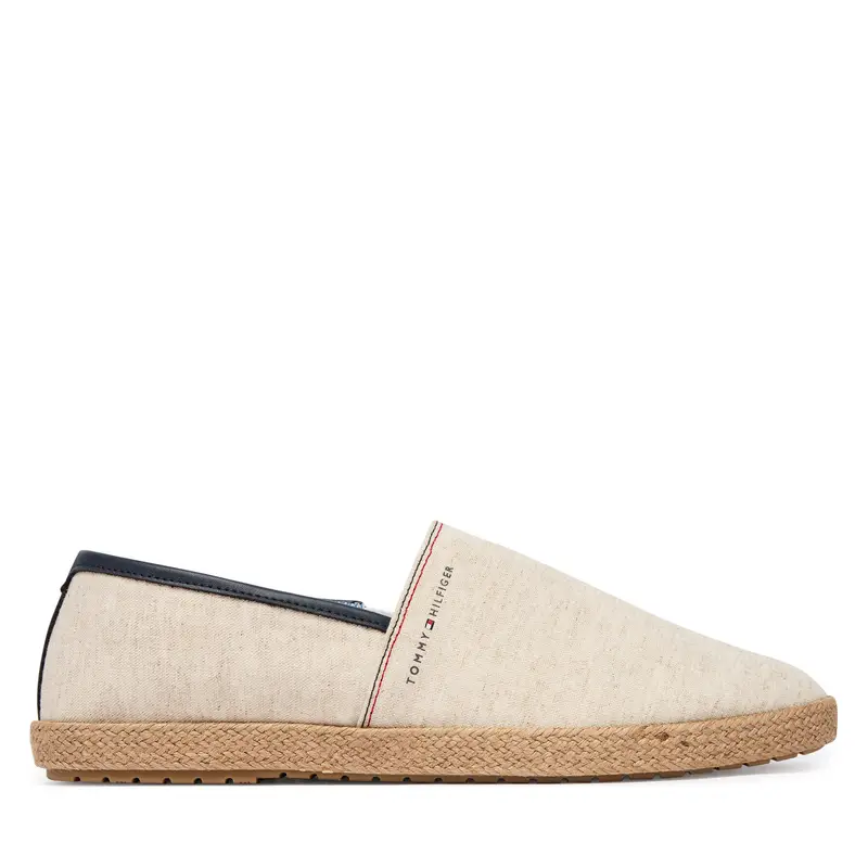 Espadrillas Tommy Hilfiger Hilfiger Chambray Espadrille FM0FM05793 Écru Crema
