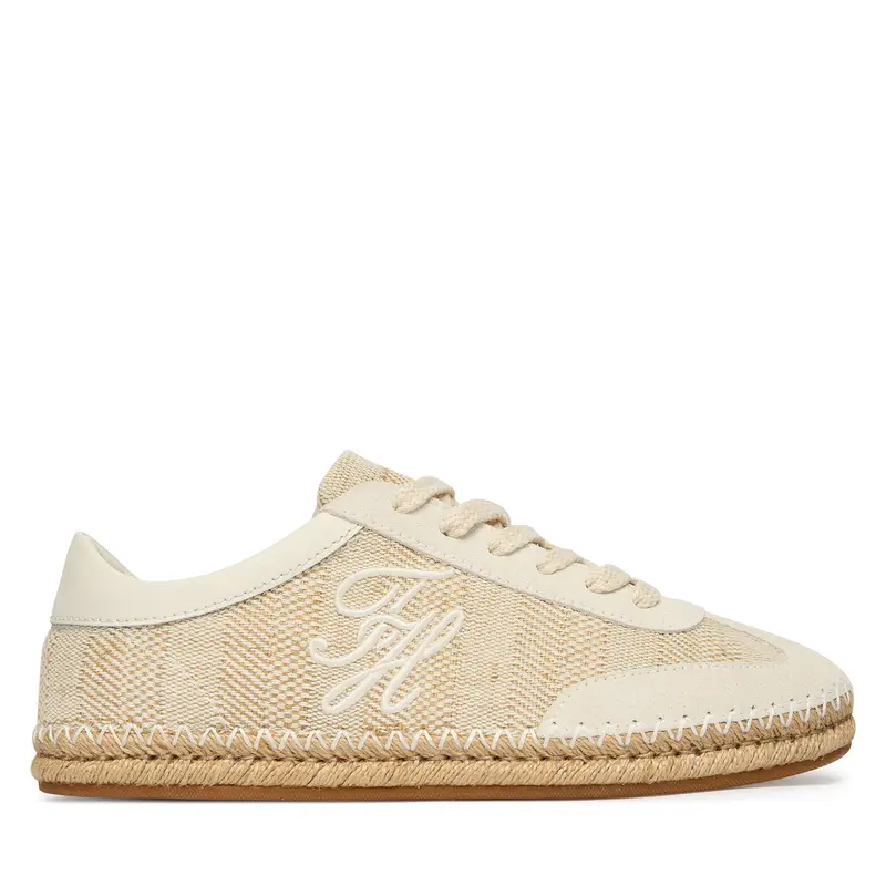 Espadrillas Tommy Hilfiger Th Heritage Rope Sneaker FW0FW09108 Écru Écru