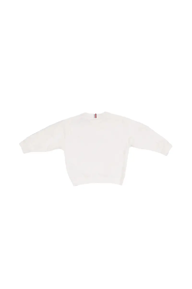 Felpa Bambino TOMMY HILFIGER Ivory Varsity raised print miniatura 2